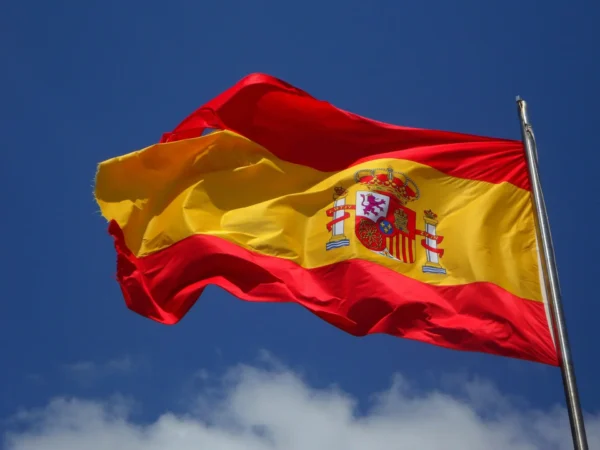 Bandera de españa curso A1